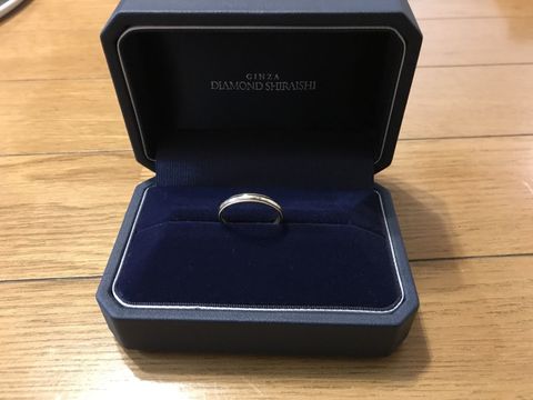 【銀座ダイヤモンドシライシの口コミ】 オーソドックスなものでなく、オリジナリティが欲しかったので、外がプラ…