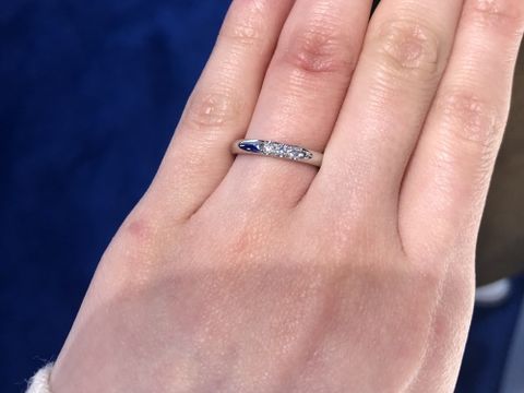 【MIKIMOTO(ミキモト)の口コミ】 シンプルでダイヤモンドがキラキラしていてとにかく可愛い！デザインだけ…