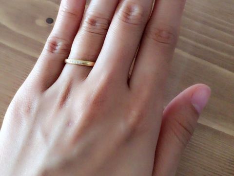 【アイプリモ(I-PRIMO)の口コミ】 細身のデザインが好みだったのでこちらにしました。
ハーフエタニティが理…