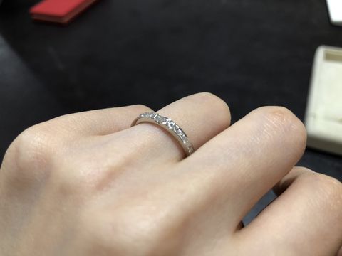 【TRECENTI(トレセンテ)の口コミ】 3店舗程指輪探しに行きましたが着け心地が一番よかったです。プラチナも多…