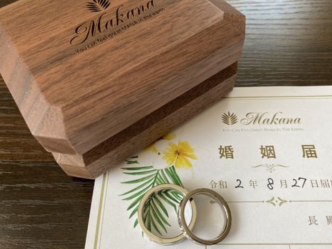 【Makana(マカナ)の口コミ】 ハワイアンジュエリーにずっと憧れがありました。リングの彫もすごくきれ…
