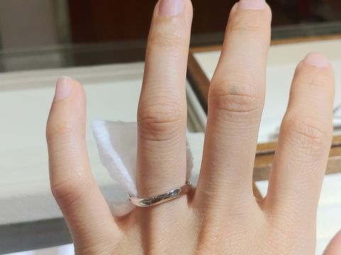 【TRECENTI(トレセンテ)の口コミ】 Ｓ字なので、手が小さく指の短い私でも、比較的すらっと見えるのが気に入…