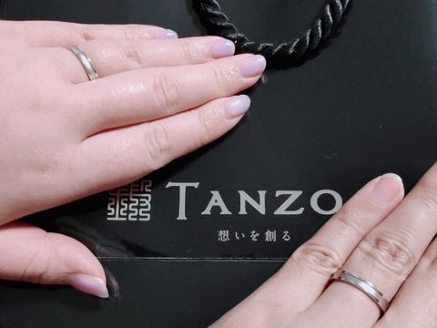 【TANZO.(鍛造指輪)の口コミ】 毎日つけるものなので、夫婦ともに丈夫で強度のある指輪にしたいと思って…