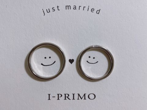 【アイプリモ(I-PRIMO)の口コミ】 婚約指輪と結婚指輪を重ね付けするのに同じ店舗の方がよさそうだと思った…