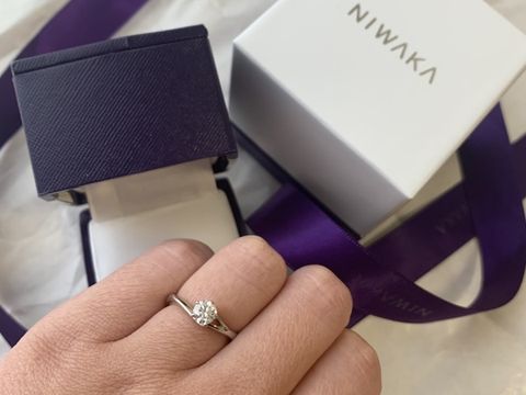 【俄(にわか)の口コミ】 俄の指輪にはそれぞれ意味があり、今回選んだ「初桜」は&rdquo;出会った頃…