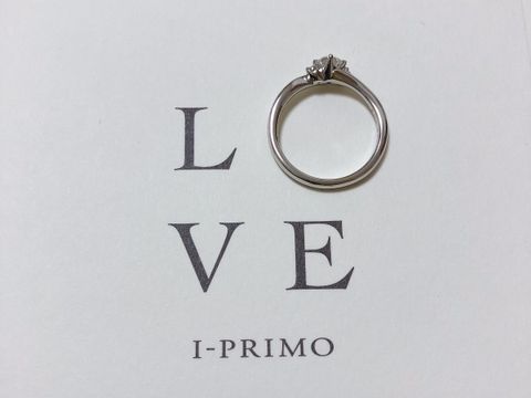 【アイプリモ(I-PRIMO)の口コミ】 相手が選びプレゼント(プロポーズ)して下さった指輪なので、自身の決め手…