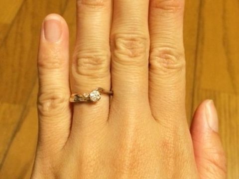 【杢目金屋(もくめがねや)の口コミ】 結婚式も神社で和装を着用予定だったため、「和」をイメージした指輪が欲…