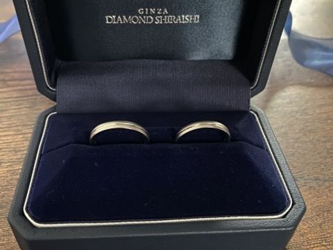 【銀座ダイヤモンドシライシの口コミ】 指輪のデザインが元々希望してたものに近く、アフターサービスや店舗の雰…
