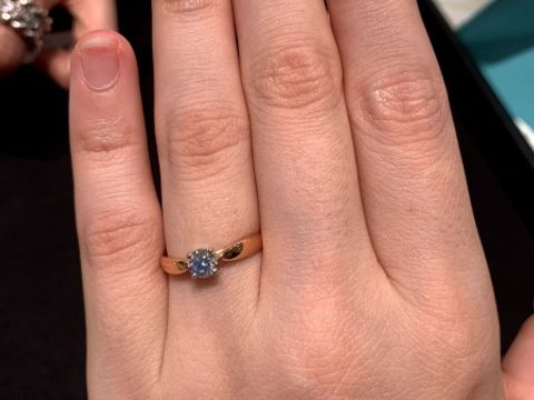 【ティファニー(Tiffany & Co.)の口コミ】 ネックレスなど普段ピンクゴールドを好んで身につけるため、指輪もピンク…