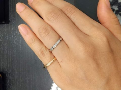 【【閉業】フラー・ジャコー(FURRER-JACOT)の口コミ】 ミル打ちやダイヤが並んでいるデザインが好きなので、チョコレートのダイ…