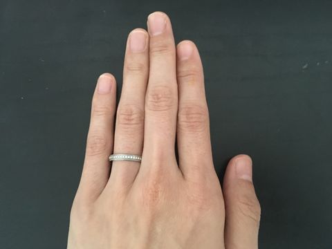 【アイプリモ(I-PRIMO)の口コミ】 スタッフの方に鋳造製法に強度のあるリングと教えていただき、長い間身に…