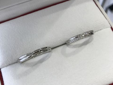 【Katamu(カタム)の口コミ】 いろいろな指輪を試着しましたが、安心の日本製、アフターサービスもしっ…