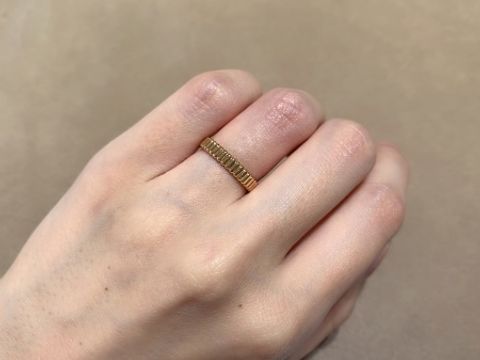 【ブシュロン(BOUCHERON)の口コミ】 人と被らない指輪を探しており、ブシュロンのグログランをネットで見てか…