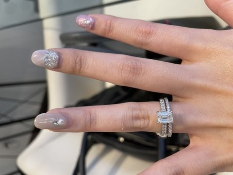 【Kensington Diamonds(ケンジントンダイヤモンズ)の口コミ】 Instagramで見つけて、カスタムオーダーができると知り、伺いました！指輪…