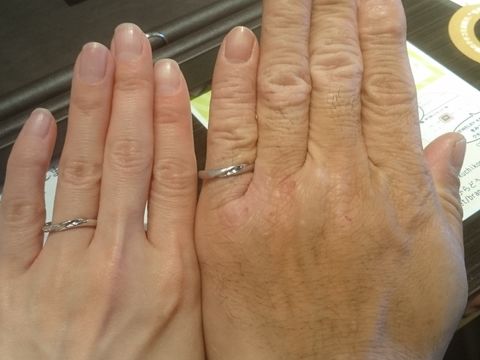 【JEWELRY  KAMATA(ジュエリーかまた)の口コミ】 探していた理想のウェーブ型の指輪です！

遠方のジュエリーショップで見…