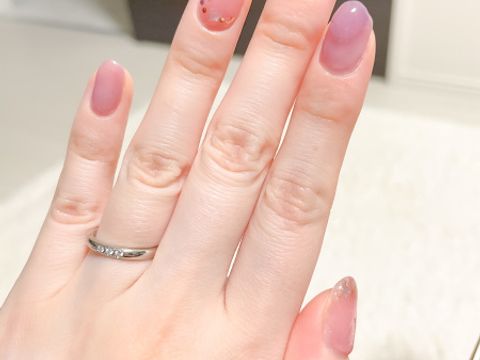 【ラザール ダイヤモンド(LAZARE DIAMOND)の口コミ】 7箇所ほど見て周り、指輪の輝きがすごく、とても綺麗だったのでこちらにし…