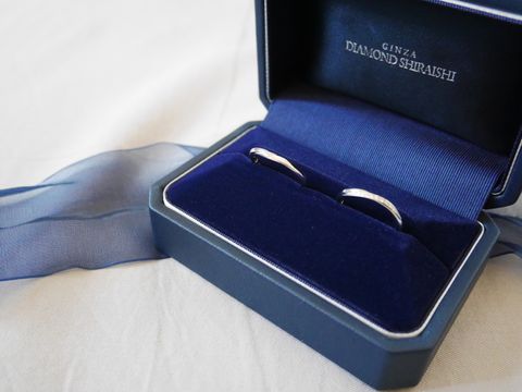 【銀座ダイヤモンドシライシの口コミ】 結婚指輪は男性側もつけ心地の良いものを探していました。Starryは女性側…