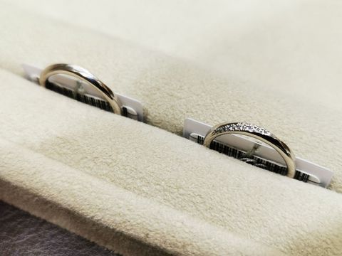 【TRECENTI(トレセンテ)の口コミ】 側面までダイヤが入っていて、どの角度から見てもキラキラ映えるのが素敵…