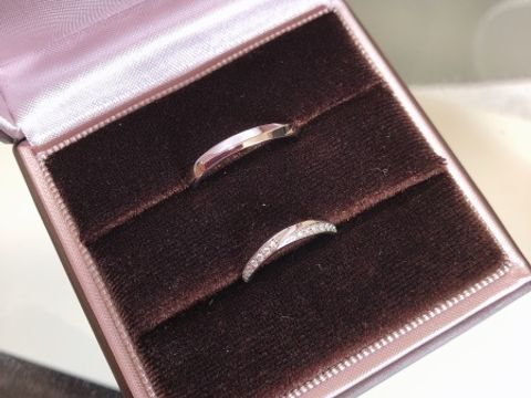 【アイプリモ(I-PRIMO)の口コミ】 女性用はダイヤモンドの輝きが分かりやすいもので男性用は少しデザイン性…