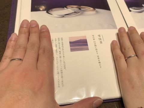 【俄(にわか)の口コミ】 何店舗か見て俄にきめました。指輪の細さで探しており海外製だとやはり太…