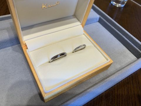 【ケイウノ ブライダル(K.UNO BRIDAL)の口コミ】 誰とも被らない、世界で一つのデザインが出来るケイウノさんでお願いしま…