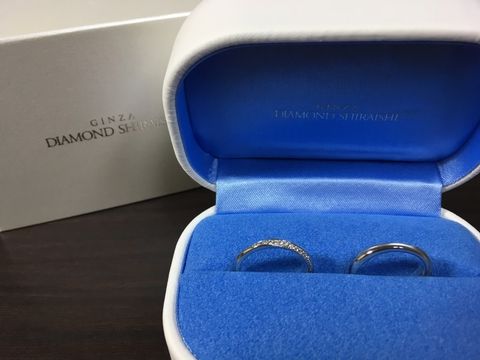 【銀座ダイヤモンドシライシの口コミ】 太くて関節がしっかりしている指なので、ウエーブラインの指輪を探してい…