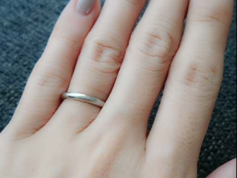 【カルティエ(Cartier)の口コミ】 リングの太さが探していたものとピッタリ合い、こちらのリングを購入しま…