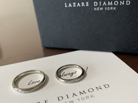 【ラザール ダイヤモンド(LAZARE DIAMOND)の口コミ】 元々シンプルなダイヤ無しの指輪を考えていたため、第一候補ではなかった…