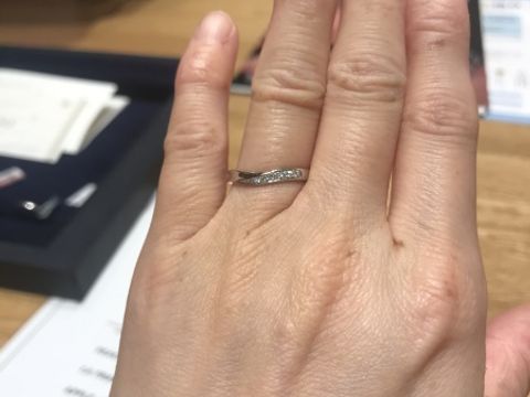 【BIJOUPIKO(ビジュピコ)の口コミ】 結婚指輪でありながら、ファッションリングに近いオシャレな見た目が気に…