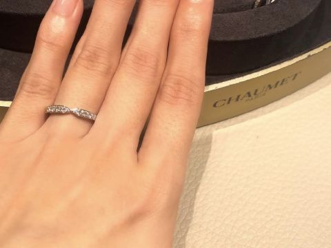 【ショーメ(CHAUMET)の口コミ】 種類：ジョゼフィーヌ　トリオンフ　ドゥ　ショーメ
太さ：普通
形：カー…