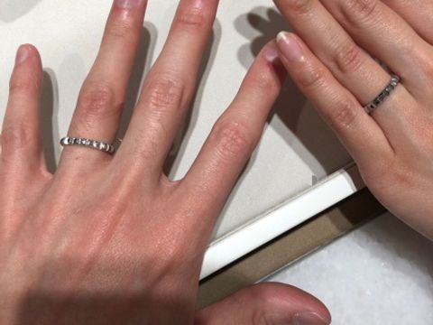 【ブシュロン(BOUCHERON)の口コミ】 ブシュロンはゴツゴツしたイメージがあり、3号の自分の指に合うのか一度付…