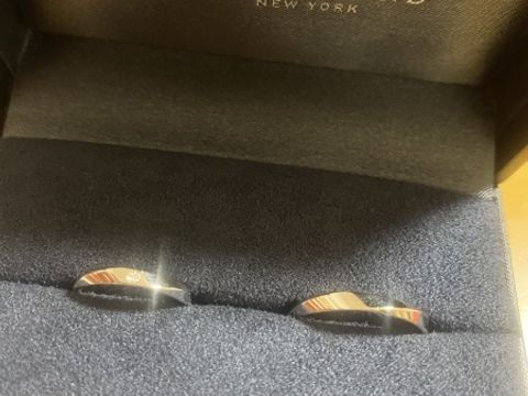 【ラザール ダイヤモンド(LAZARE DIAMOND)の口コミ】 婚約指輪もこちらで購入し、結婚指輪も候補としてこちらのブランドを考え…