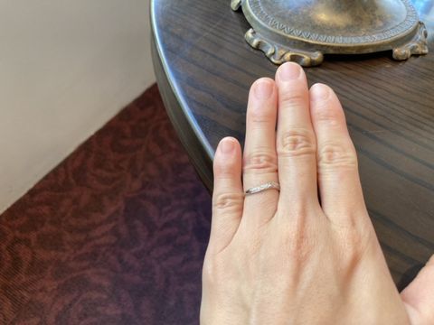 【ケイウノ ブライダル(K.UNO BRIDAL)の口コミ】 男女とも似たようなデザインなので、ミッキーと一緒に夫婦で夢を叶えられ…