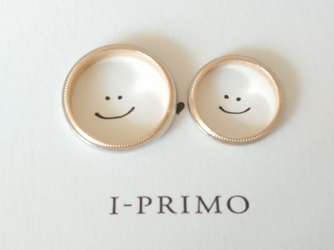【アイプリモ(I-PRIMO)の口コミ】 ミル打ちのデザインでプラチナとイエローゴールドのコンビネーションがよ…