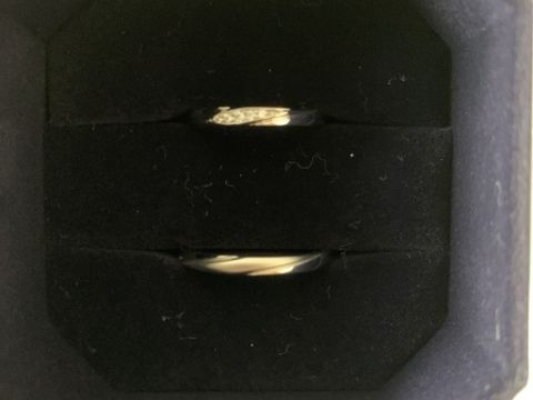 【4℃ BRIDAL(ヨンドシーブライダル)の口コミ】 婚約指輪も終わり、結婚指輪を探していたところ、お互いに4℃の指輪が気に…