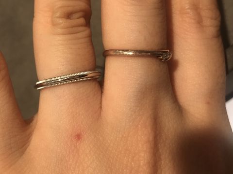 【ティファニー(Tiffany & Co.)の口コミ】 ティファニーのミル打ち、細かい繊細なミルは職人さんが一つ一つ手で打っ…