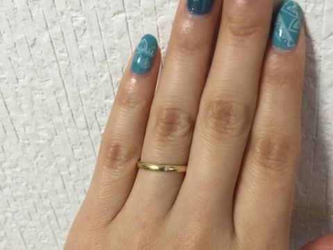 【Joyeux(ジョワイユ)の口コミ】 ずっとつけっぱなしにしたかったので、「シンプルなデザイン、地金はゴー…