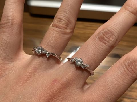 【CLEAR(クリア)by KAWASUMI の口コミ】 デザインが斬新で人と違った指輪をお好みという場合はすごくおすすめだと…