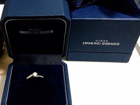 【銀座ダイヤモンドシライシの口コミ】 他の店舗も三つほどまわりましたがスタッフさんの接客が丁寧で価格も適正…