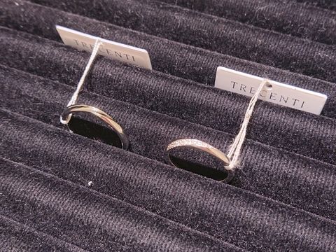 【TRECENTI(トレセンテ)の口コミ】 デザインがかわいかった。ペアでつけられるけど、女性のデザインは女性ら…