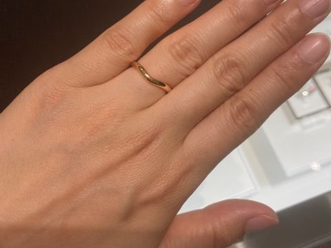【ティファニー(Tiffany & Co.)の口コミ】 婚約指輪が他ブランドのもので、結婚指輪も同じブランドにしようとほぼ決…