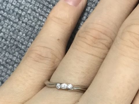 【エクセルコダイヤモンド(EXELCO DIAMOND)の口コミ】 とにかくダイヤモンドの輝きです！4月生まれでダイヤモンドには思い入れが…