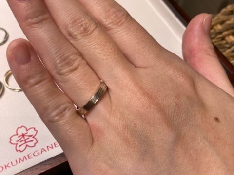 【杢目金屋(もくめがねや)の口コミ】 デザイン 形 から 合わせる素材 まで 細かいところまでもオーダーメイドで…