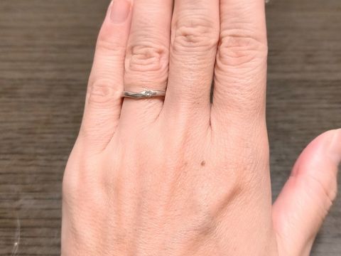 【TRECENTI(トレセンテ)の口コミ】 双子ダイヤモンドという、1つの原石を2つに分けたダイヤモンドが気に入り…