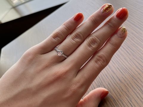 【ピアジェ(PIAGET)の口コミ】 初めて試着した時に、びびっときました。幅が細く華奢なので、ダイヤが多…