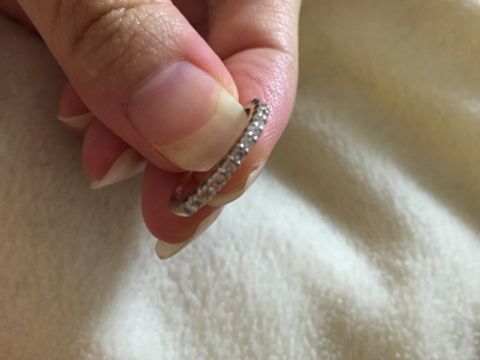 【ヴァンドーム青山(VENDOME AOYAMA)の口コミ】 指輪の決め手は、つけていても仕事をしやすく（パソコンや電卓を使う事務…