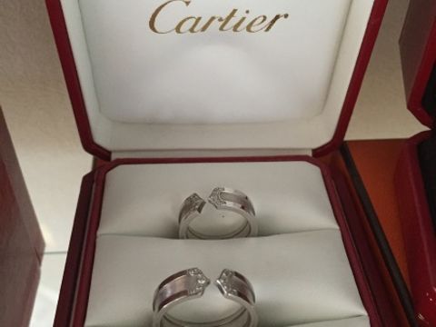 【カルティエ(Cartier)の口コミ】 仕事柄、２人とも平日は指輪を着けられないので、休日に着けられるファッ…