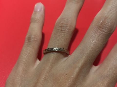 【AFFLUX(アフラックス)の口コミ】 店舗にデザイナーの方がいて工房があるということでセミオーダーの指輪も…