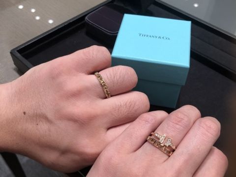 【ティファニー(Tiffany & Co.)の口コミ】 個人的な事ですが2人のイニシャルがＴなのでティファニーのTコレクション…