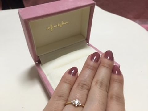 【infinitylove(インフィニティラヴ)の口コミ】 ありきたりなデザインの普通の指輪は嫌だったので、ファッションリングの…